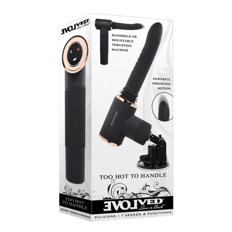 Evolved Too Hot to Handle Thrusting Machine - Black Evolved Too Hot to Handle Thrusting Machine - Black