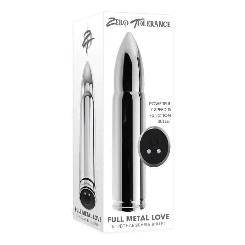 Zero Tolerance Full Metal Love Bullet - Chrome Zero Tolerance Full Metal Love Bullet - Chrome