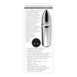 Zero Tolerance Full Metal Love Bullet - Chrome