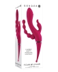 Gender X Four by Four Vibrator - Burgundy