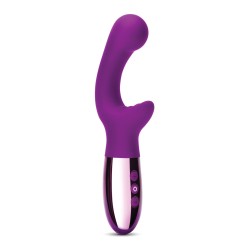 Le Wand XO Double Motor Wave Rechargeable Vibrator - Cherry