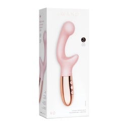 Le Wand XO Double Motor Wave Rechargeable Vibrator - Rose Gold