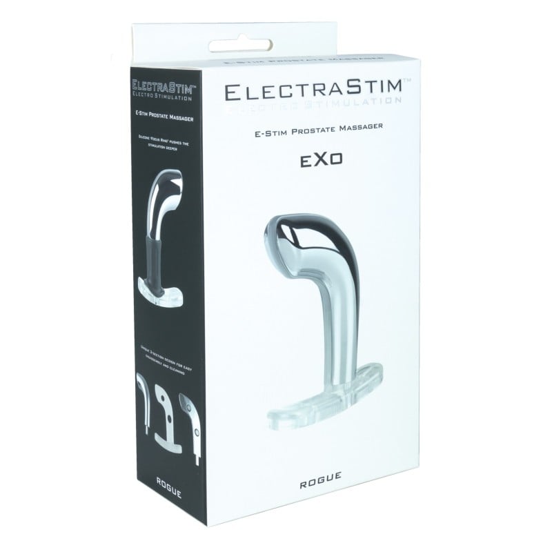 Electrastim Exo Rogue Prostate Massager - Silver Electrastim Exo Rogue Prostate Massager - Silver
