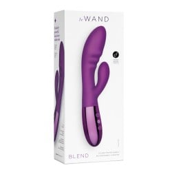 Le Wand BLEND Double Motor Rabbit Rechargeable Vibrator - Cherry