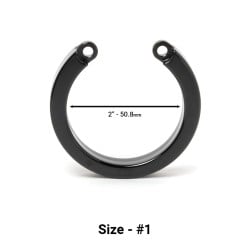 Cock Cage U-Ring No.1 - Black
