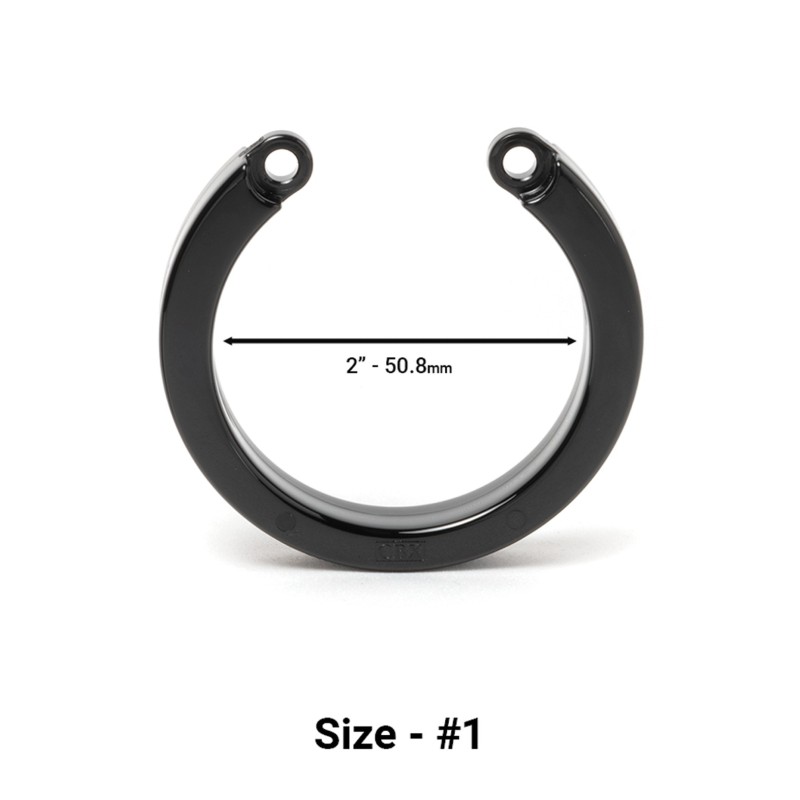 Cock Cage U-Ring No.1 - Black Cock Cage U-Ring No.1 - Black
