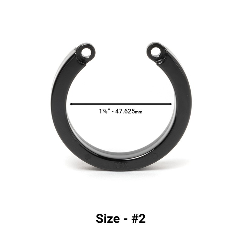 Cock Cage U-Ring No.2 - Black Cock Cage U-Ring No.2 - Black