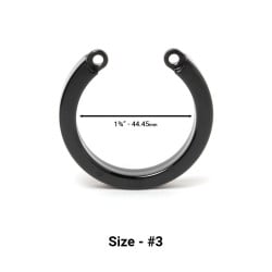 Cock Cage U-Ring No.3 - Black