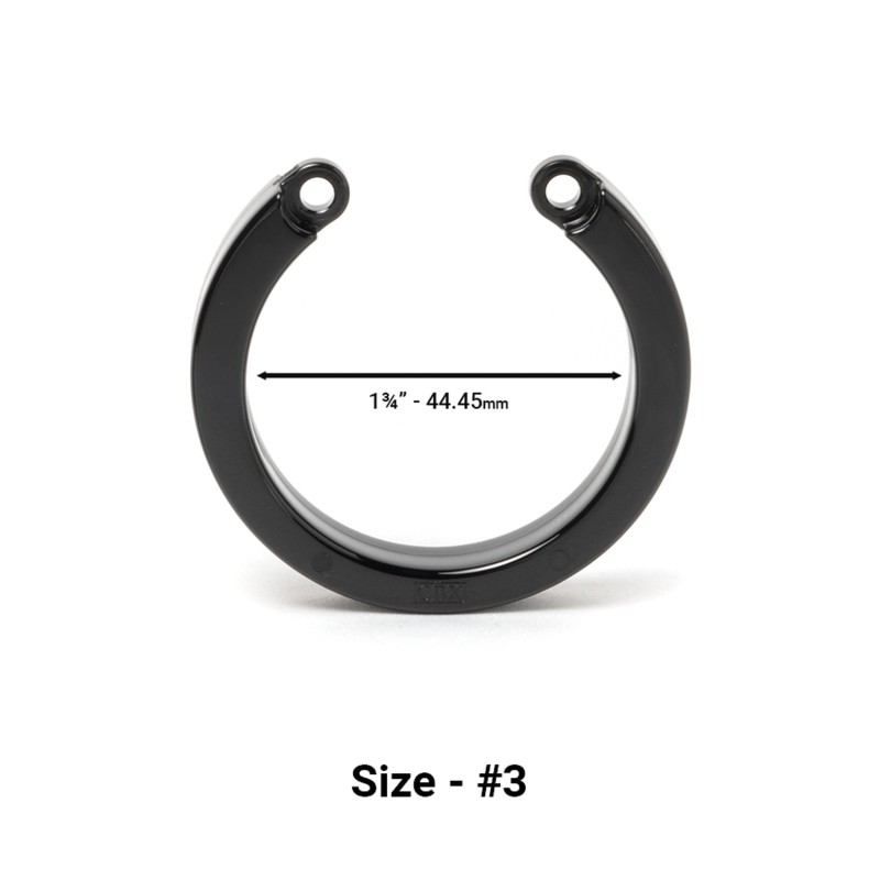 Cock Cage U-Ring No.3 - Black Cock Cage U-Ring No.3 - Black