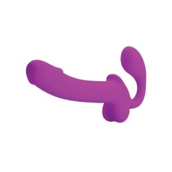 Pretty Love Kelpie Squirting Strapless Strap On - Fuchsia