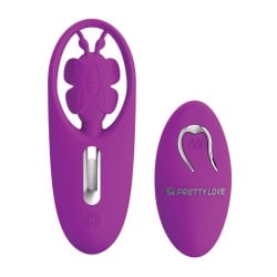 Pretty Love Dancing Butterfly Panty Vibe w/Free Panty - Fuchsia