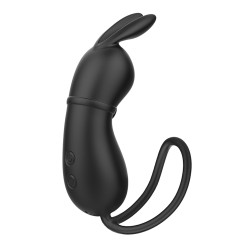 Pretty Love Rosalie Tethered Clit Stim - Black
