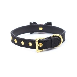 Plesur Cat Bell Bow Tie Collar - Black