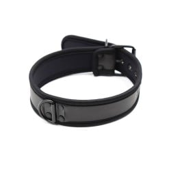Plesur Neoprene Puppy Collar - Black