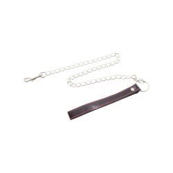 Plesur PVC Leash - Black w/Red