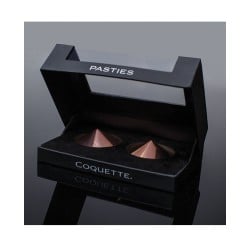 Pleasure Collections Metal Pasties Rose Gold O/S