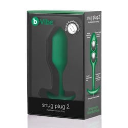 b-Vibe Weighted Snug Plug 2 - 114 g Green