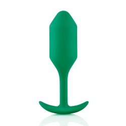 b-Vibe Weighted Snug Plug 2 - 114 g Green