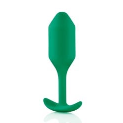 b-Vibe Weighted Snug Plug 2 - 114 g Green