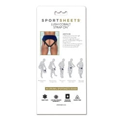 Sportsheets Lush Strap On - Cobalt