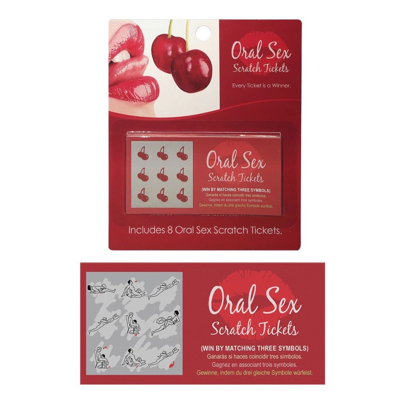 Oral Sex Scratch Tickets - Every Ticket is a Winner Oral Sex Scratch Tickets - Every Ticket is a Winner