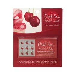 Oral Sex Scratch Tickets - Every Ticket is a Winner