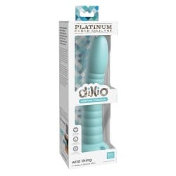 Dillio Platinum 7" Wild Thing Silicone Dildo - Teal