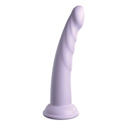 Dillio Platinum 7" Slim Seven Silicone Dildo - Purple