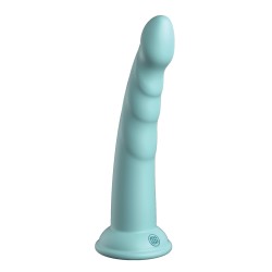 Dillio Platinum 7" Slim Seven Silicone Dildo - Teal