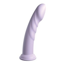 Dillio Platinum 8" Super Eight Silicone Dildo - Purple