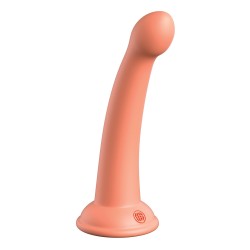 Dillio Platinum 6" Secret Explorer Silicone Dildo - Peach
