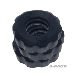 Hunky Junk Super Huj 3 Pack Cockrings - Tar Ice
