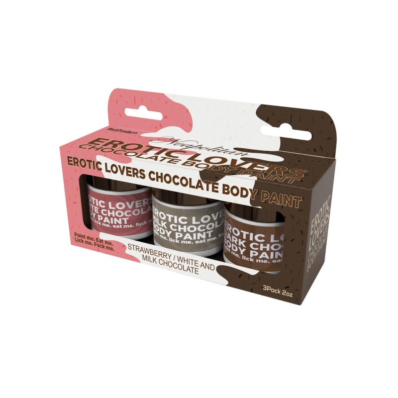 Erotic Chocolate Body Paints - Asst. Flavors Erotic Chocolate Body Paints - Asst. Flavors