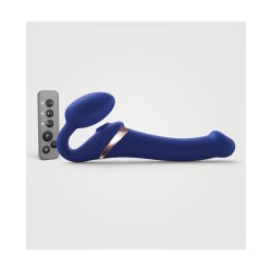 Strap On Me Multi Orgasm Bendable Strapless Strap On Medium - Night Blue