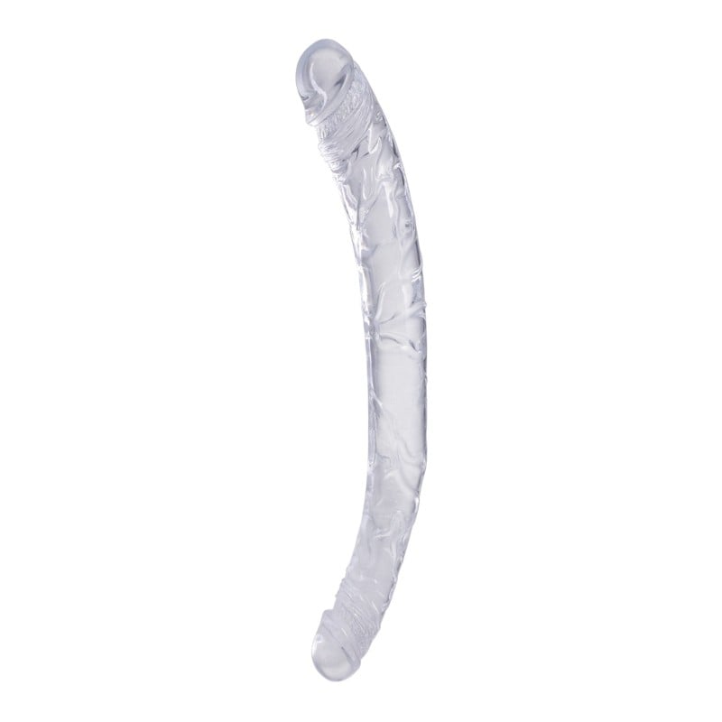 In A Bag 13" Double Dong - Clear In A Bag 13" Double Dong - Clear