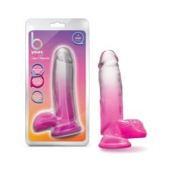 Blush B Yours 7" Sugar Magnolia Dildo - Fuchsia