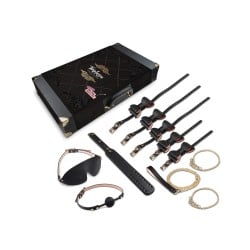 Blush Temptasia Safe Word Bondage Kit w/Suitcase - Black