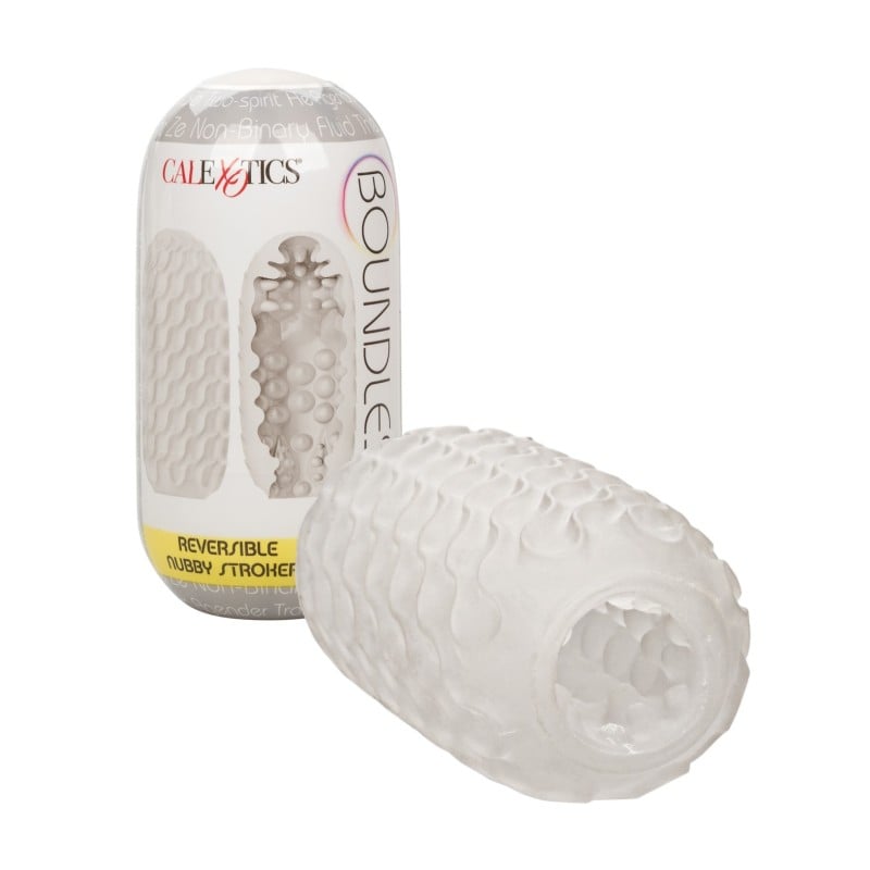 Boundless Reversible Nubby Stroker - White Boundless Reversible Nubby Stroker - White