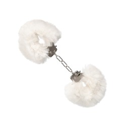 Ultra Fluffy Furry Cuffs - White