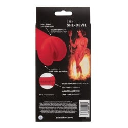 Cheap Thrills The She-Devil Pussy Masturbator - Red