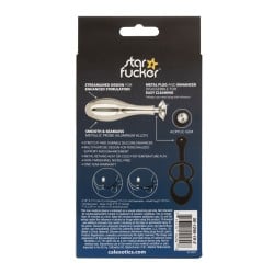 Star Fucker Teardrop Gem Plug w/Silicone Enhancer - Black