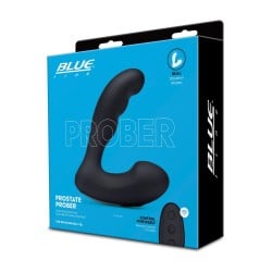 Blue Line Vibrating Prostate Prober w/Remote - Black