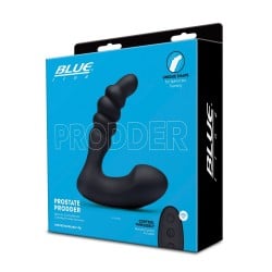 Blue Line Vibrating Prostate Prodder w/Remote - Black