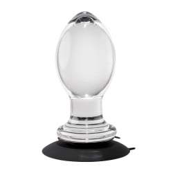 Gender X Crystal Ball Plug w/Suction Cup - Clear