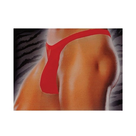 Male Power Bong Thong Red L/XL