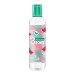 ID 3some 3 in 1 Lubricant - 4 oz Watermelon