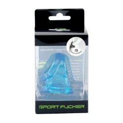 Sport Fucker Cock Harness - Ice Blue