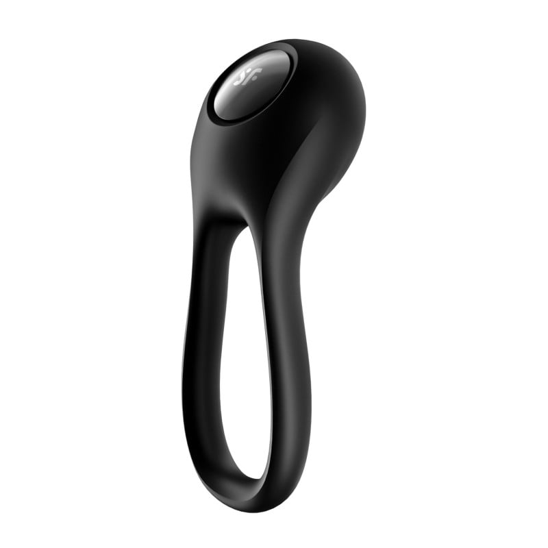 Satisfyer Majestic Duo Ring Vibrator - Black Satisfyer Majestic Duo Ring Vibrator - Black