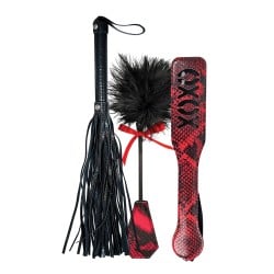 Lovers Kits Whip, Tickle & Paddle