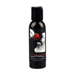 Earthly Body Hemp Seed by Night Edible Lotion - 2 oz Strawberry